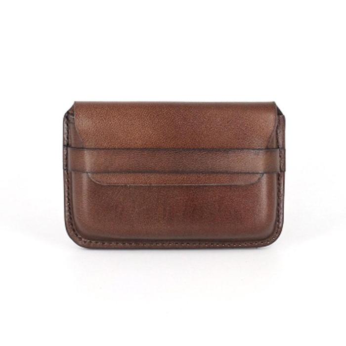 Leather Mens Card Wallets Front Pocket Wallets Cool Small Change Wallets for Men