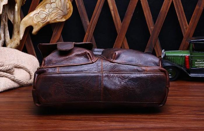 Leather Mens Vintage Briefcase Business Briefcase Work Briefcase For Men
