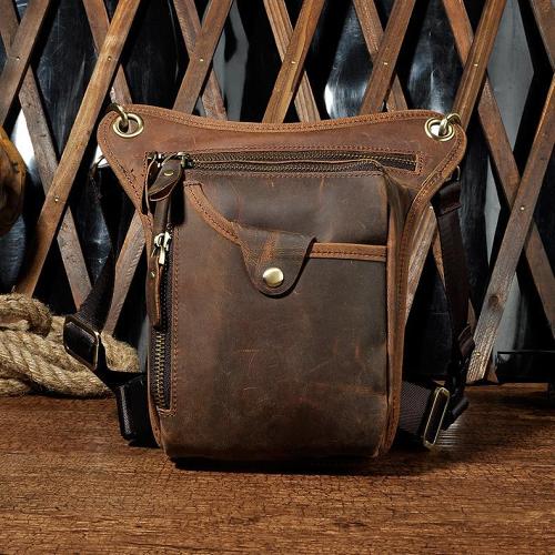 Leather Mens Belt Pouches Cell Phone Holsters Waist Bag BELT BAGs Shoulder Bag For Men
