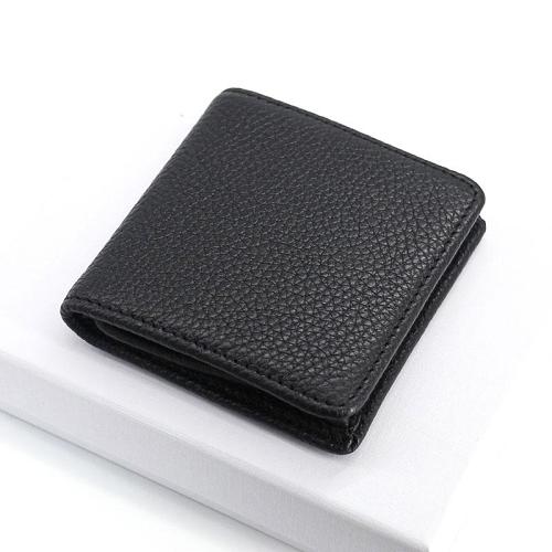 Leather Mens Small Change Wallet Coin Wallet Front Pocket Wallet for Men