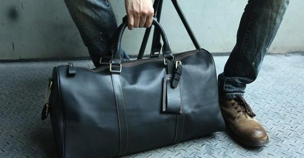 Cool Leather Mens Weekender Bags Travel Bag Shoulder Bags for Men