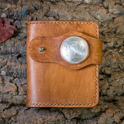 Handmade Leather billfold Mens Chain Biker Wallet Cool Leather Wallet With Chain Wallets for Men