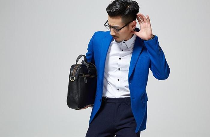 Genuine Leather Mens Cool Messenger Bag Large Briefcase Work Bag Business Bag Laptop Bag for men