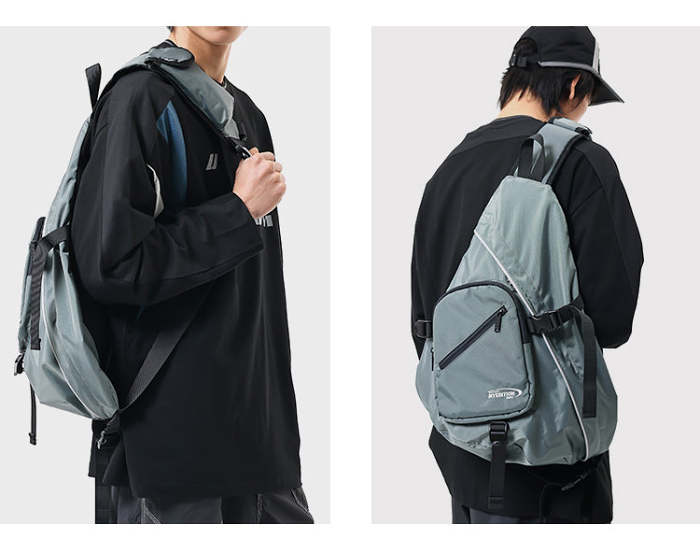 Cool Travel Large Sling Bag For Big Men Polyester Sports Large Hiking Sling Bag For Women