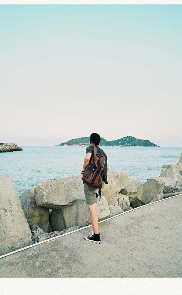 Waxed Canvas Leather Mens Large Backpack Canvas Travel Backpack Barrel Travel Backpacks for Men