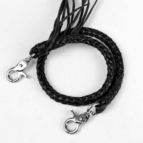 Handmade Leather Braided Wallet Chain Biker Wallet Chain Trucker Chain for Men