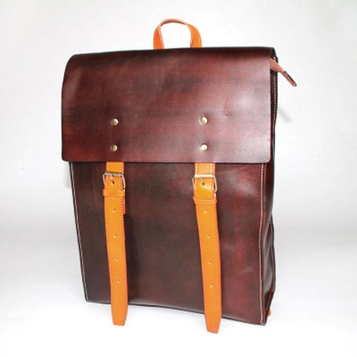 Leather Mens School Backpacks Travel Backpacks Laptop Backpack for men