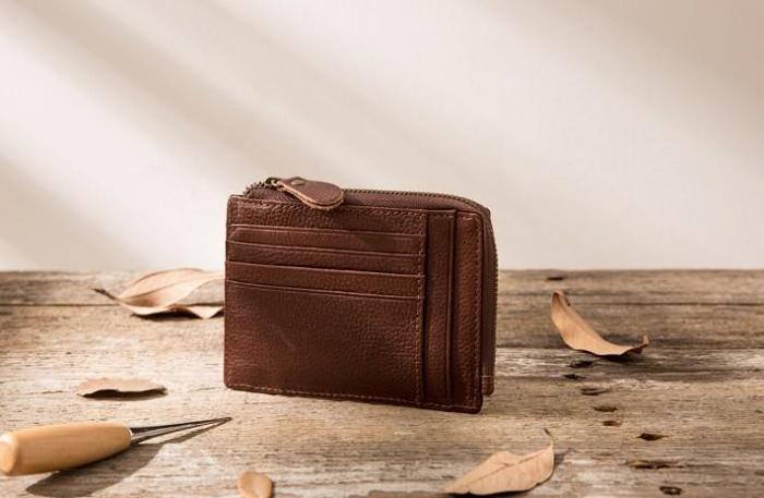 Leather Mens Slim Card Holder Front Pocket Wallets Card Wallets for Men