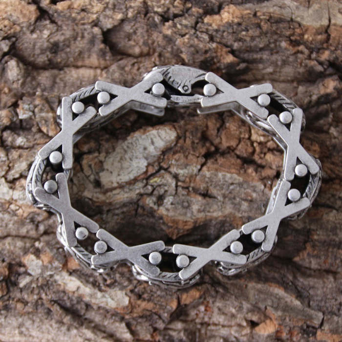 Crusader's Bracelet - Scrollwork - B108 CLEARANCE