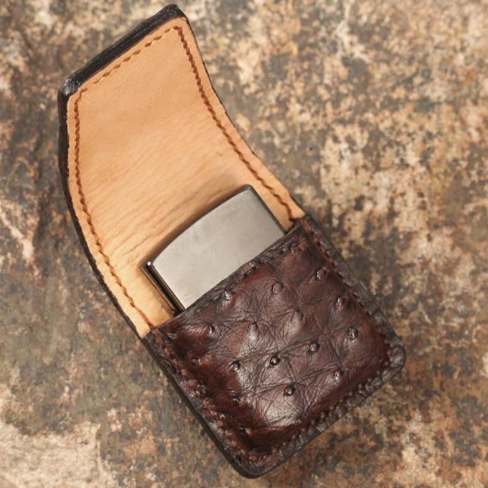 Cool Mens Leather Zippo Lighter Cases with Loop Zippo lighter Holders with clips