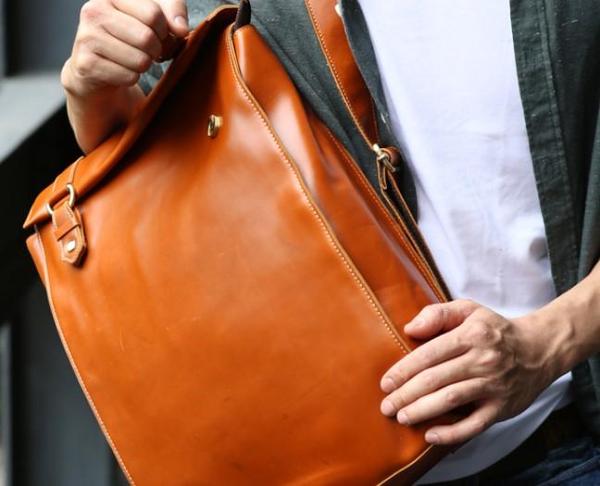 Brown Leather Mens Backpack Travel Backpacks Laptop Backpack for men