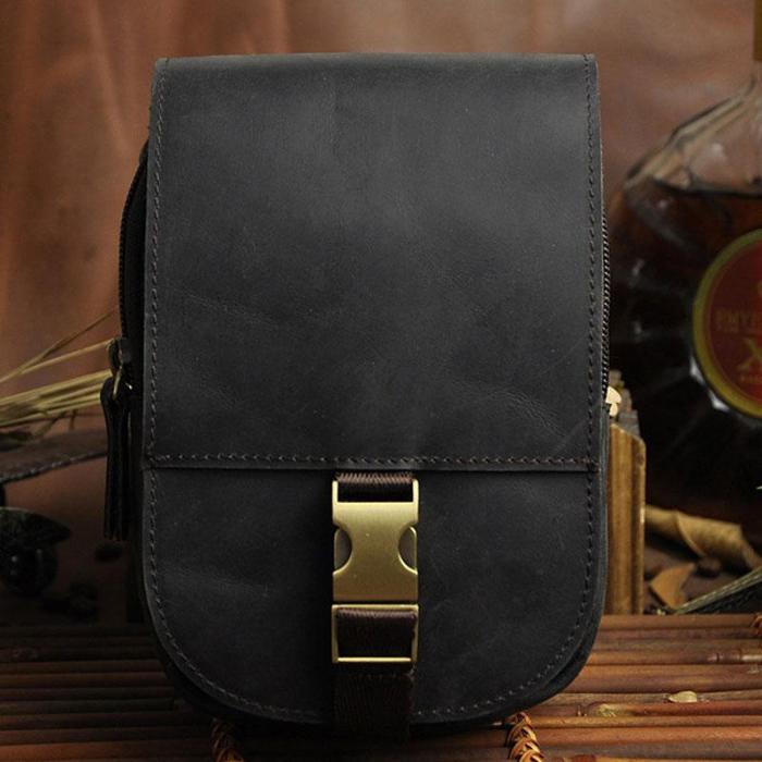 Vintage Leather Belt Pouches for Men Waist Bags BELT BAG For Men
