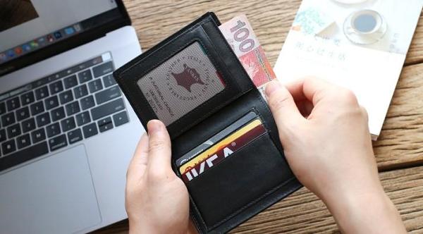 Leather Mens Slim Bifold Small Wallet Front Pocket Wallet Small Wallet for Men