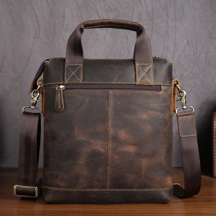 Vintage Leather Mens Briefcase Work Briefcases Business Briefcases Laptop Briefcases For Men