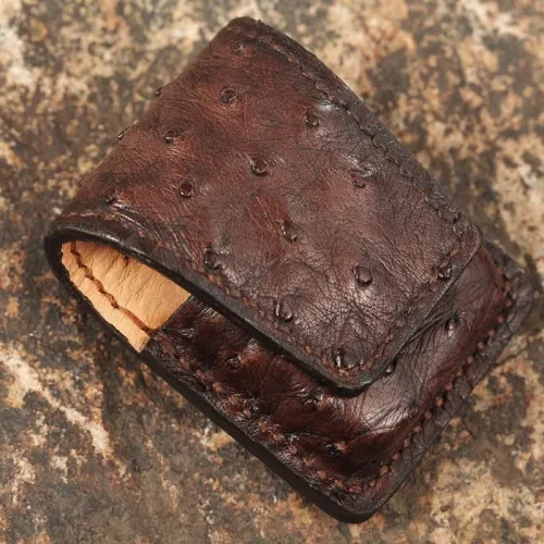 Cool Mens Leather Zippo Lighter Cases with Loop Zippo lighter Holders with clips