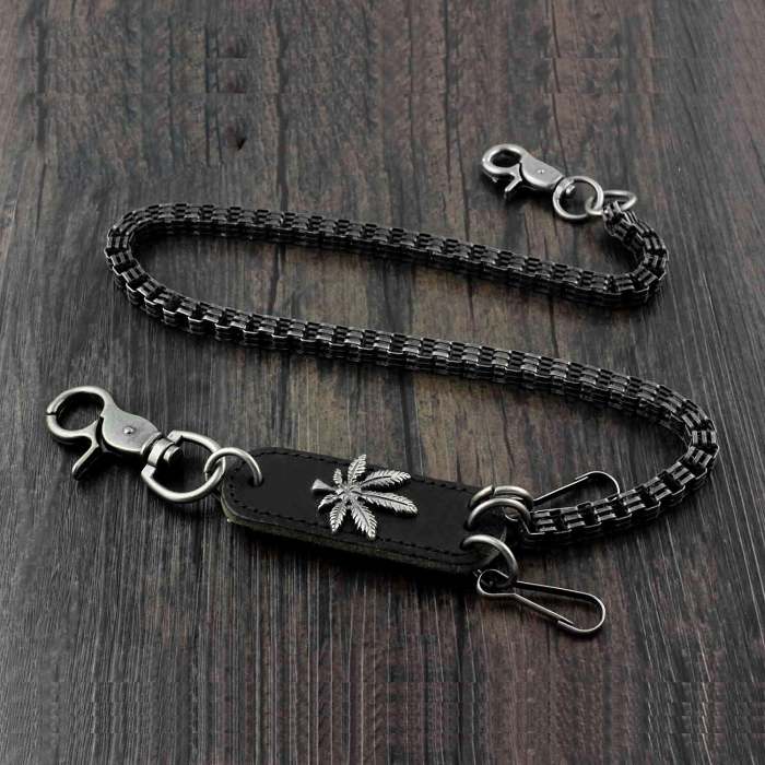 Solid Metal Long Wallet Chain Cool Punk Rock Biker Trucker Wallet Chain Trucker Wallet Chain for Men