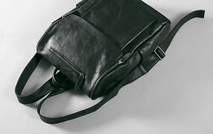 Handmade Leather Mens Cool Backpack Sling Bag Large Travel Bag Hiking Bag for Men