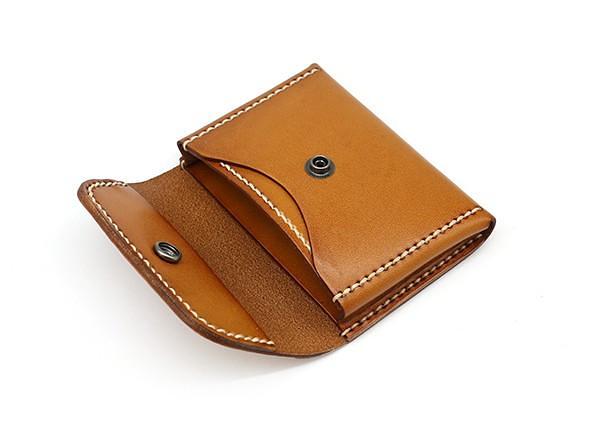 Leather Mens Card Wallets Front Pocket Wallet Small Cool Change Wallet for Men