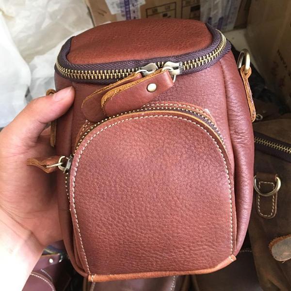 Vintage Leather Belt Pouch for Men Waist Bags BELT BAGs Shoulder Bags For Men