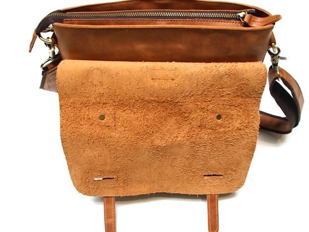 Vintage Mens Leather Briefcase Handbag Shoulder Bag Backpack for men