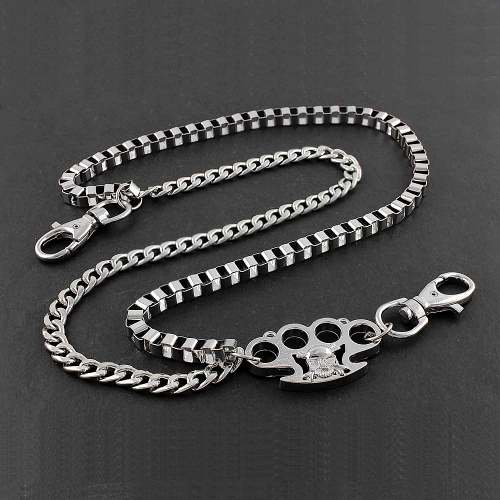 Solid Stainless Steel Wallet Chain Cool Punk Rock Biker Trucker Wallet Chain Trucker Wallet Chain for Men