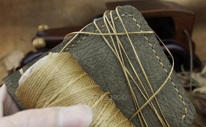 Handmade Leather Mens Cool Slim Leather Wallet Men billfold Wallets Bifold for Men