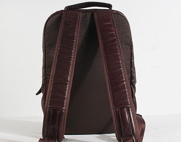Handmade Leather Mens Cool Backpack Sling Bag Large Black Travel Bag Hiking Bag for men