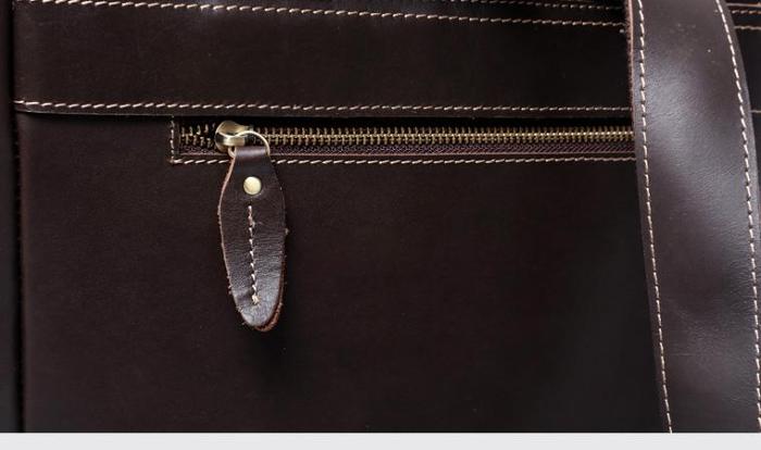 Genuine Leather Mens Cool Backpack Sling Bag Large Black Travel Bag Hiking Bag for men