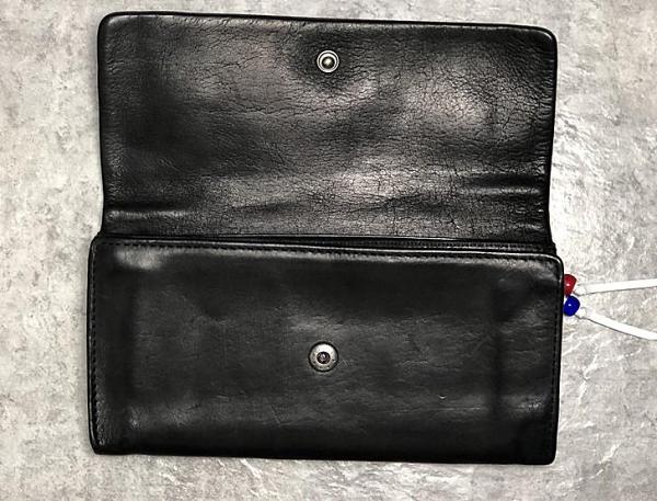 Handmade Genuine Leather Mens Clutch Cool Slim Wallet Zipper Clutch Wristlet Wallet for Men