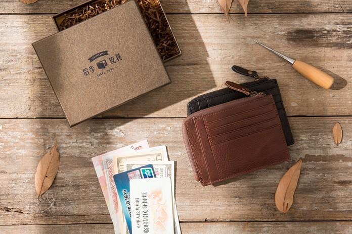 Leather Mens Slim Card Holder Front Pocket Wallets Card Wallets for Men