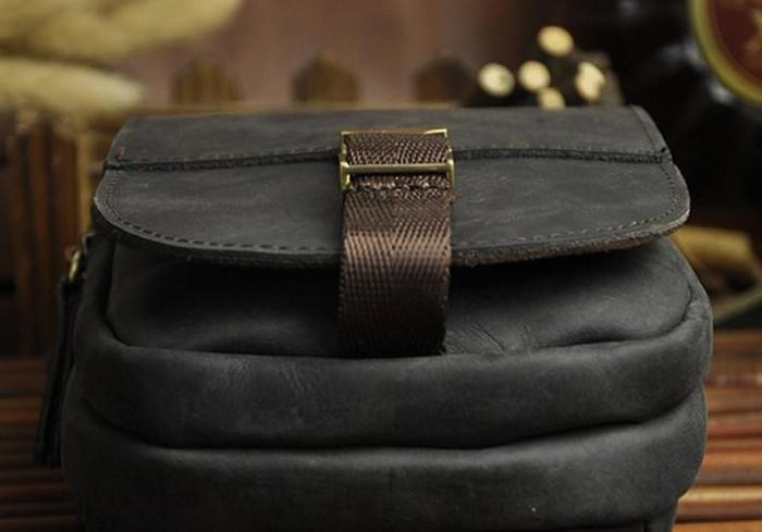 Vintage Leather Belt Pouches for Men Waist Bags BELT BAG For Men
