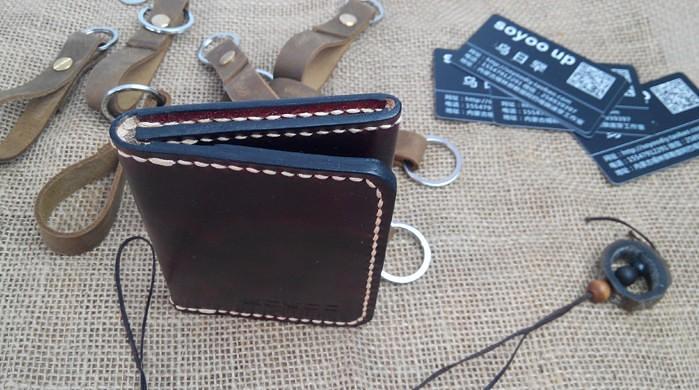 Leather Mens Front Pocket Bifold Small Wallets Card Wallet for Men