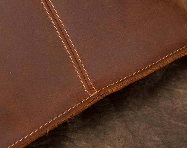 Cool Brown LEATHER MENS FANNY PACK FOR MEN BUMBAG WAIST BAGS