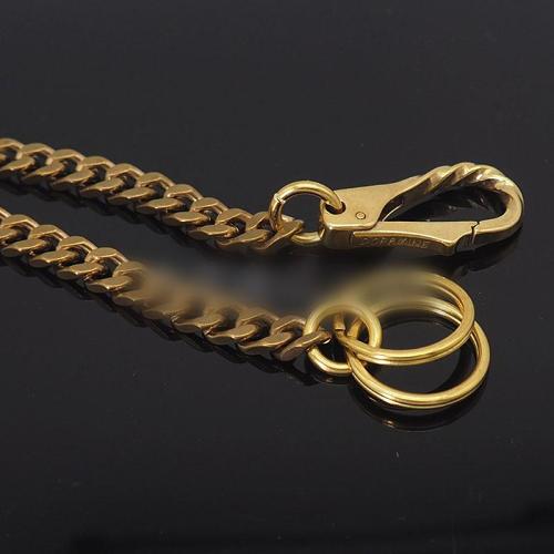Cool Brass 18‘’ Biker Wallet Chain Key Chain Wallet Chain Pants Chain For Men