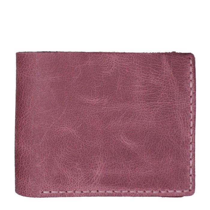 Handmade Blue Leather Mens Bifold Billfold Wallets Slim Blue Small Wallet for Men