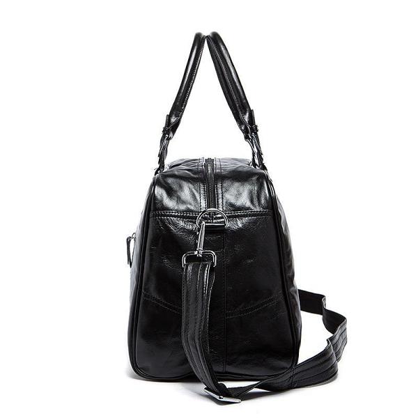Cool Leather Men Large Travel Bag Business Weekender Bags For Men