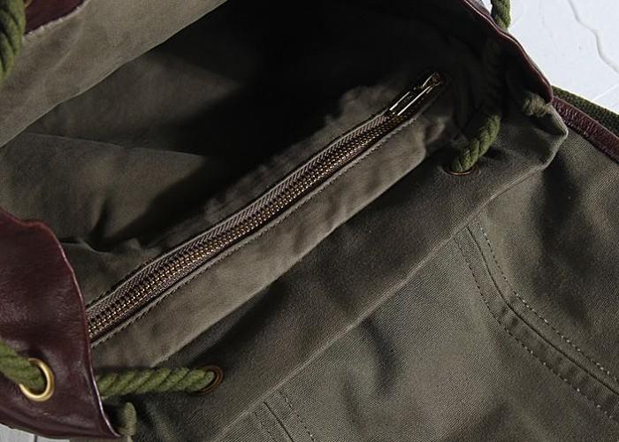 Genuine Leather Mens Cool Backpack Sling Bag Large Black Travel Bag Hiking Bag for men