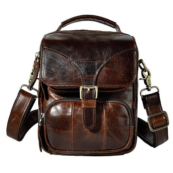 Small Leather Handbag Belt Pouch for men Waist Bag BELT BAG Shoulder Bag For Men