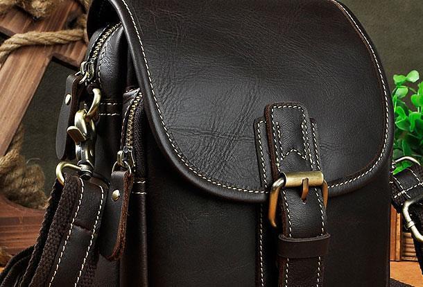 Cool Leather Belt Pouch Belt Bag Waist Bag Small Shoulder Bags For Men