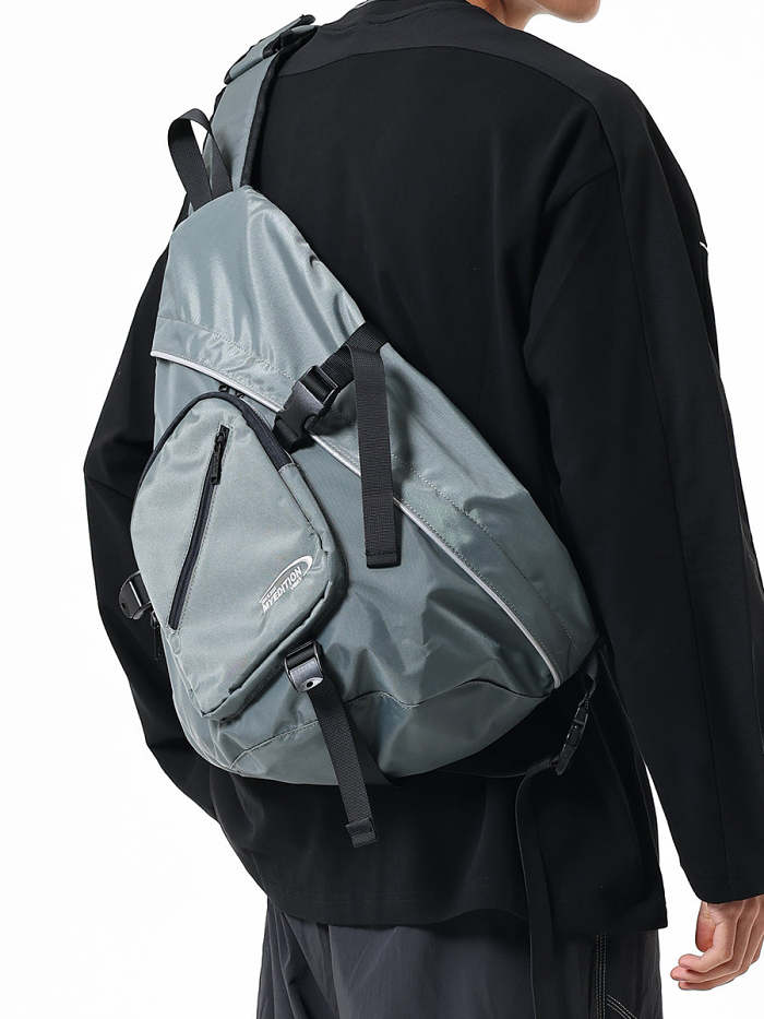 Cool Travel Large Sling Bag For Big Men Polyester Sports Large Hiking Sling Bag For Women