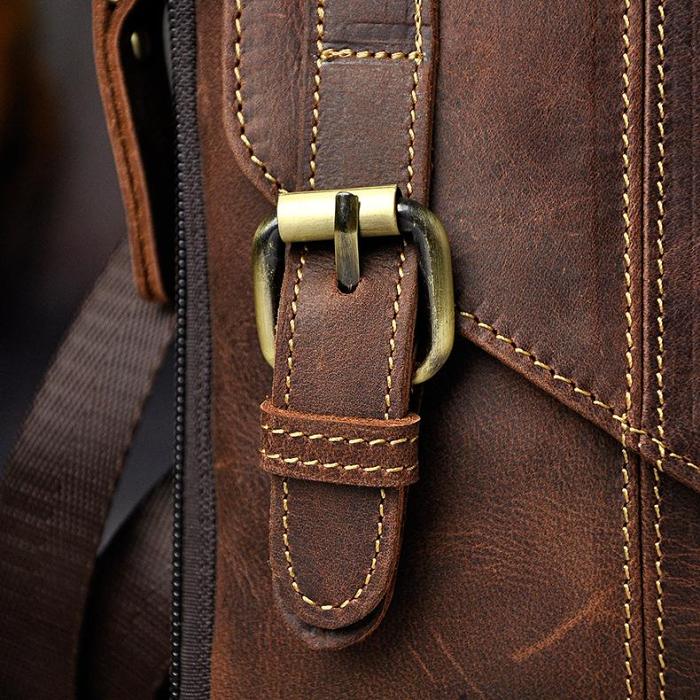 Leather Belt Pouch Mens Small Cases Waist Bag Hip Pack Belt Bag Fanny Pack Bumbag for Men