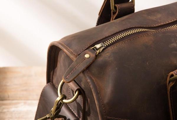 Cool Vintage Leather Mens Weekender Bag Travel Bags Shoulder Bags for men