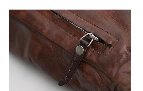 Leather Mens Cool Sling Bag Crossbody Bag Chest Bag Fanny Pack for men