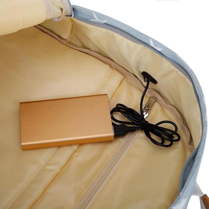Canvas Women Mens 14 Navy Blue Travel Backpack Brown Computer Bag College Backpack for Men