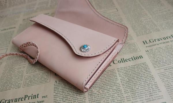 Cool Leather Mens Clutch Long Wallets Handmade Vintage Long Wallet for Women