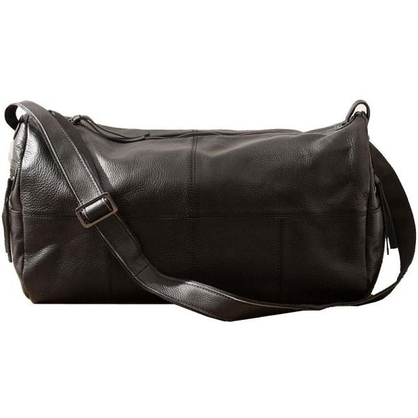Cool Black Leather Mens Weekender Bag Travel Bags Shoulder Bags for men