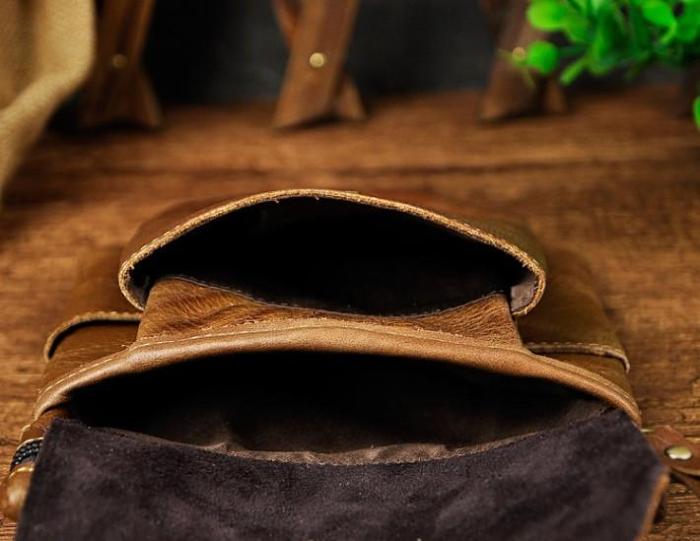 Leather Belt Pouches Cell Phone Holsters for Men Waist Bag BELT BAG Shoulder Bag For Men