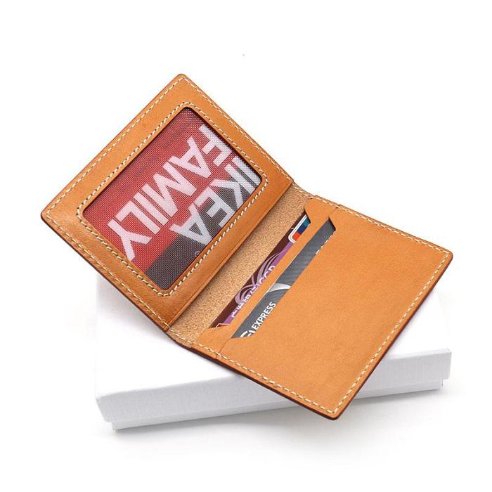 Leather Mens Card Wallets Small Wallet Slim Wallet Front Pocket Wallet for Men