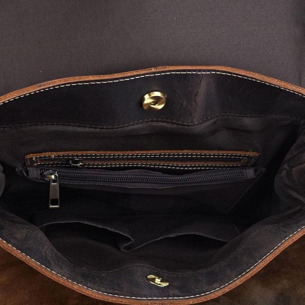 Vintage Leather Coffee Mens Backpack Satchel Backpack Travel Backpack Bags for Men