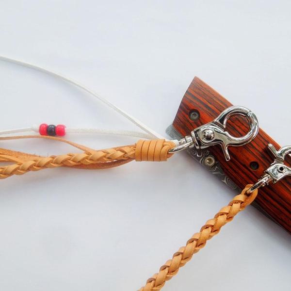 Leather Braided Biker Trucker Wallet Chain for Chain Wallet Biker Wallet Trucker Wallet